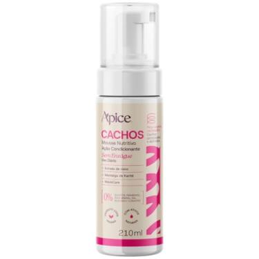 Imagem de Ápice Mousse Nutritivo Cachos | Definição, Hidratação e Proteção Térmica para Cabelos Cacheados, Ondulados, Crespos e em Transição | 210ml