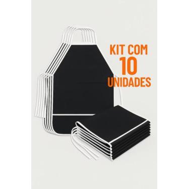 Imagem de Avental Impermeável Profissional Açougue Cozinha Churrasco PVC Forrado