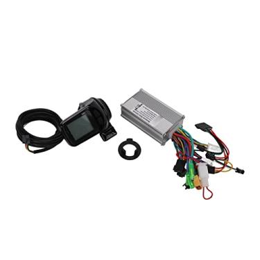 Imagem de Motor sem escova 24V / 36V / 48V 350W, motor de controle de velocidade sensível e visor LCD de ampla aplicação para guidões de 22,5 mm