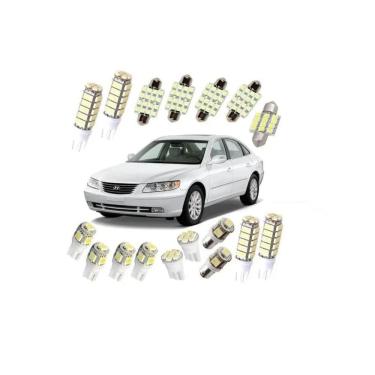 Imagem de Kit Lâmpadas Led Hyundai Azera 2005 A 2009 Super Branca
