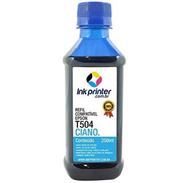 Imagem de Tinta para Epson L4160 - Ciano - Compatível Ink Printer (t504-250ml)