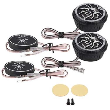 Imagem de Tweeters de carro, 2 peças criativo auto padrão aranha super potência 150 W 12 V DC alto-falante de áudio alto Tweeter