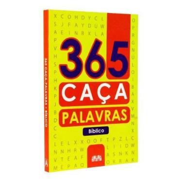 Livro 365 Caça Palavras C/ Historias Bíblicas - - Livros de Caça-palavras -  Magazine Luiza