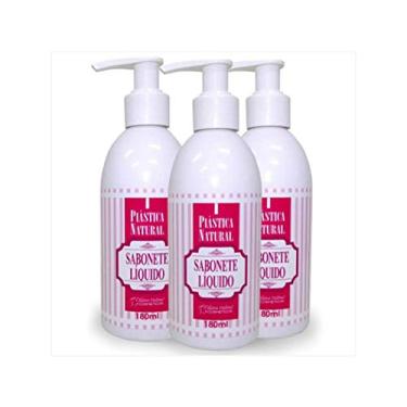 Imagem de Kit Sabonete Líquido Plastica Natural Eloisa Medina c/ 3 unidades