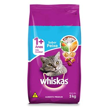 Imagem de Ração Whiskas Peixe Para Gatos Adultos 3 kg
