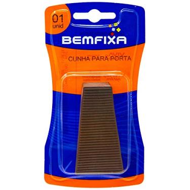 Imagem de BemFixa CUNHA MARROM P/RETENÇÃO PORTA