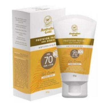 Imagem de Protetor Solar Australian Gold Antioleosidade Fps70 50g Facial Gel Creme Original