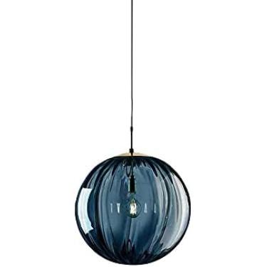 Imagem de Iluminação Pendente De Abajur De Vitral Estilo Nórdico, Diâmetro Criativo 20 Cm/7,8 Pol., Lustre De Decoração Simples, Mini Abajur De Vidro Soprado À Mão, Luminária De Cabeceira De Quarto,O,incomp