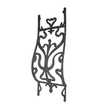 Imagem de Grade em Ferro Bombe Curva Grande Sacada Varanda 32x86cm