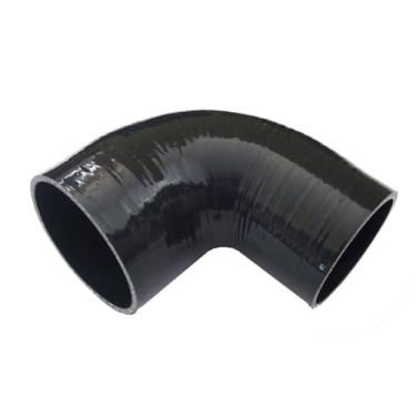 Imagem de JOIUYOLJ Mangueira de cotovelo de redução de 90 graus ID 3,15 a 9 cm (80 mm a 90 mm) para tubo de admissão de ar direto universal Turbo Intercooler reforçado 4 camadas 5,4 mm (90D-ID80-90)