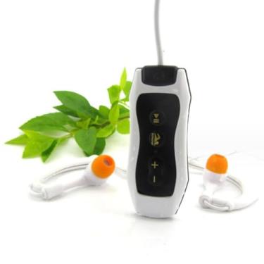 Imagem de MP3 Music Player HiFi Sound Headband Natação Mergulho Clipe MP3 com FM IP68 À Prova D'Água USB 2.0 Recarregável Natação Corrida fone de ouvido