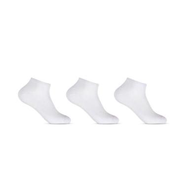 Imagem de Meias Altomax Kit 3 Pares Curta Branco 33-38 004ALWI21612