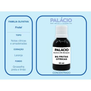 Imagem de BQ Frutas Cítricas  Essência Bouquet para Aromatização - 30 ml - Palác