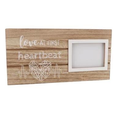 Imagem de Moldura Fotográfica de Ultrassom, Moldura Fotográfica de Sonograma do bebê Com Corda de Juta, Anúncios de Gravidez Revelação de Gênero para a Lembrança do chá de bebê Pela