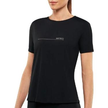 Imagem de Blusa Af Básica III Lupo Feminina, Ls preto, g