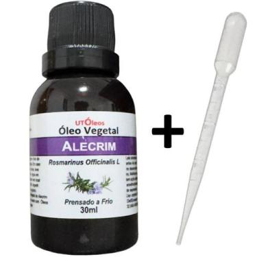 Imagem de Óleo Vegetal De Alecrim 100% Puro 30ml - Utoleos