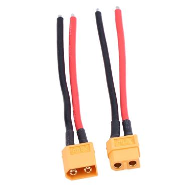 Imagem de Cabo Macho Xt60, 2 Peças, Conjunto de Adaptador de Conector Fêmea Xt60, Cabo de Silicone 14awg, Corrente 88a, Acessório Rc para a Maioria das Configurações de Carregamento