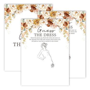 Imagem de Jogos de chá de panela, jogos de festa de casamento floral de outono, jogos de despedida de solteira, ideias de jogos de festa de noivado, lembrancinhas de suprimentos de decoração de festa de chá