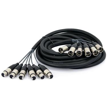 Imagem de Multicabos Com Conectores Xlr 6 Vias Amphenol - 2 Metros