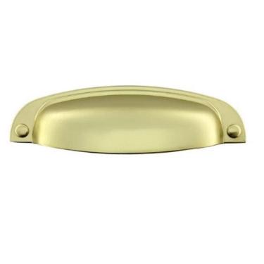 Imagem de Puxador Móveis Concha Provençal Sobrepor 96Mm Dourado