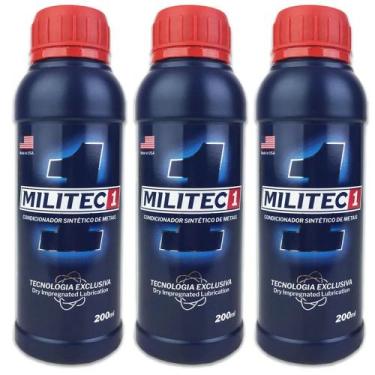 Imagem de Combo com 3 Militec 1 Condicionador de Metais 200ml cada 100% Original