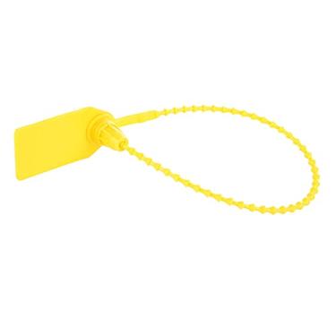 Imagem de TOPINCN 100pcs de 250 Mm de Cabos de Cabos de Plástico, Rótulo Descartável Com Zíper, Guia de Travamento Automático para Tags de Bagagem, Sacos de Sapatos Marcador de Roupas, Organização (Amarelo)