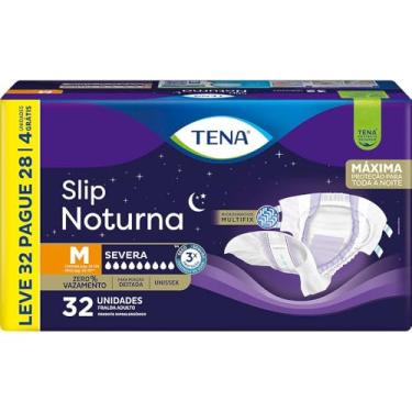 Imagem de Tena Slip Noturna, Fralda Geriátrica para Incontinência Urinária, M - Leve 32 Pague 28 unidades