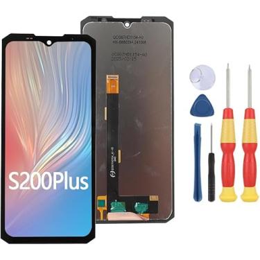 Imagem de SiuVorZhi Visor LCD compatível com DOOGEE S200 Plus / S200X / Fire 6 max LCD Display Touch Screen Assembly Peças de reposição com ferramentas.