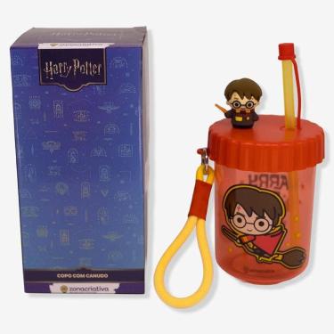 Imagem de Copo Canudo Flip 500Ml Harry Potter - Zona Criativa