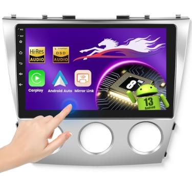 Imagem de Carplay estéreo automotivo sem fio para Toyota Camry (Manual A/C) 2006-2011 com tela sensível ao toque de 10,1 polegadas, [Qualcomm 8-core 4 + 64 GB] Android 13 rádio de carro Android Auto BT5.1/DSP