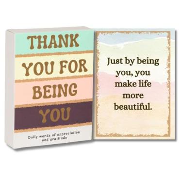 Imagem de Positive Affirmations for Women & Men Inspiring Messages, Thank You Appreciation Cards Gift, Self-Love Self-Worth Motivational Inspirational Encouragement Uplifting Confidence Selfcare Gratitude