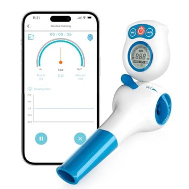 Imagem de Sonmol Dispositivo Digital De Exercícios Respiratórios Para Pulmões, Treinador Pulmonar Treinamento Muscular Respiratório, Melhor Respiração, Aplicativo Móvel Incluído