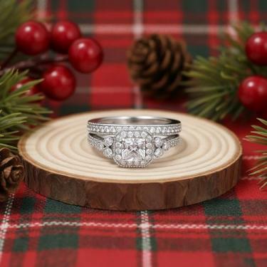 Imagem de Um conjunto de anéis de casal para mulheres, requintado, leve, luxuoso, vida diária, namoro, decoração para festa de formatura, Cobre, Sem pedra preciosa