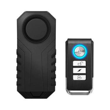 Imagem de Alarme Sem Fio Recarregável USB De 113dB Com Sensor De Vibração Para M