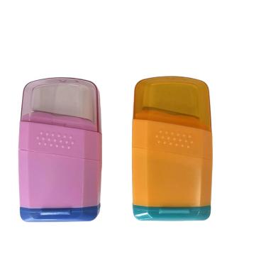 Imagem de Conjunto Apontador com 2 Furos e Borracha School Basics