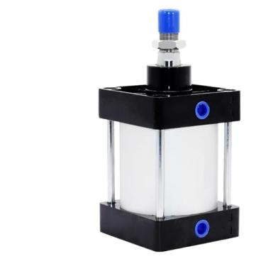 Imagem de SC160 SC200mm SC160 sem ímã, SC200 sem ímã liga de alumínio cilindro de ar padrão pistão de dupla ação SC 25-500 mm curso (curso 350 mm, SC160 sem ímã)