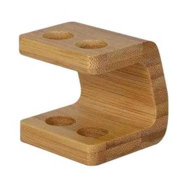 Imagem de Suporte Para Escova De Dente De Bambu Com Múltiplos Compartimentos, An