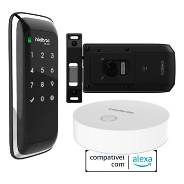 Imagem de kit 2 Fechadura Inteligente Ifr1001 C/ Ica1001 Abertura Remota App