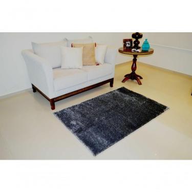 Imagem de Tapete Life Confort Shaggy 50mm Multi B&w 100x150 Cm