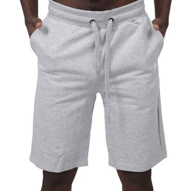 Imagem de Bermuda New Era Moletom Essentials Cinza-Masculino