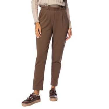 Imagem de Calça Feminina Biamar Moletom Casual Marrom, Marrom, G