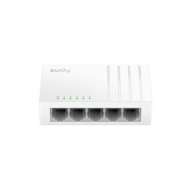 Imagem de Switch cudy de mesa 5 portas 10/100mbps fs105d v3.0