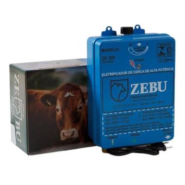 Imagem de Eletrificador Elétrico De Cercas Grandes Propriedades Até 130.000m Zk200 Bivolt - Zebu 3649-8 Bivolt
