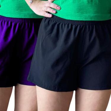 Imagem de Kit Com 2 Short Feminino Tactel Com Elastano Plus Size - Repelique, Li