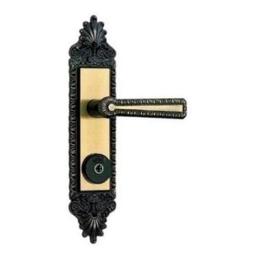 Imagem de Fechadura Externa Porta De Madeira Broca 40 Mm Colonial Stam