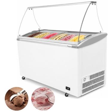 Imagem de Freezer Horizontal 476L Sorveteira Expositor de Sorvetes de Massa HCEBI Scooping Fricon