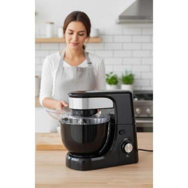 Imagem de Batedeira Planetária 700W Preta 4L: Massa Perfeita - Congratulations S