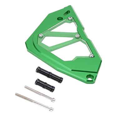 Imagem de Proteção da corrente do motor, tampa da roda dentada dianteira à prova de intempéries de alta resistência para reparo(verde)