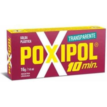 Imagem de Cola Epoxi 16G Poxipol 10 Minutos Transparente - Tbr - Adesivos E Sela
