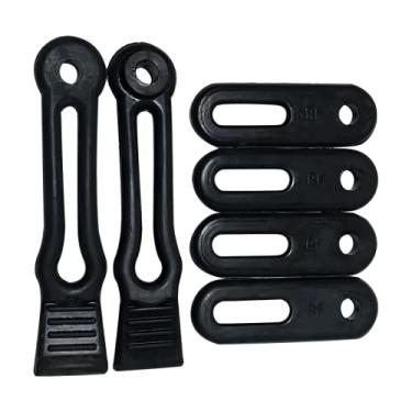 Imagem de Alças de capô, kit de trava de retorno de borracha para porta compatível com HISUN Yamaha Rhino 450 660 700 UTV, HS400 500,600,700, MSU500, Massimo, YS, HS, TSC